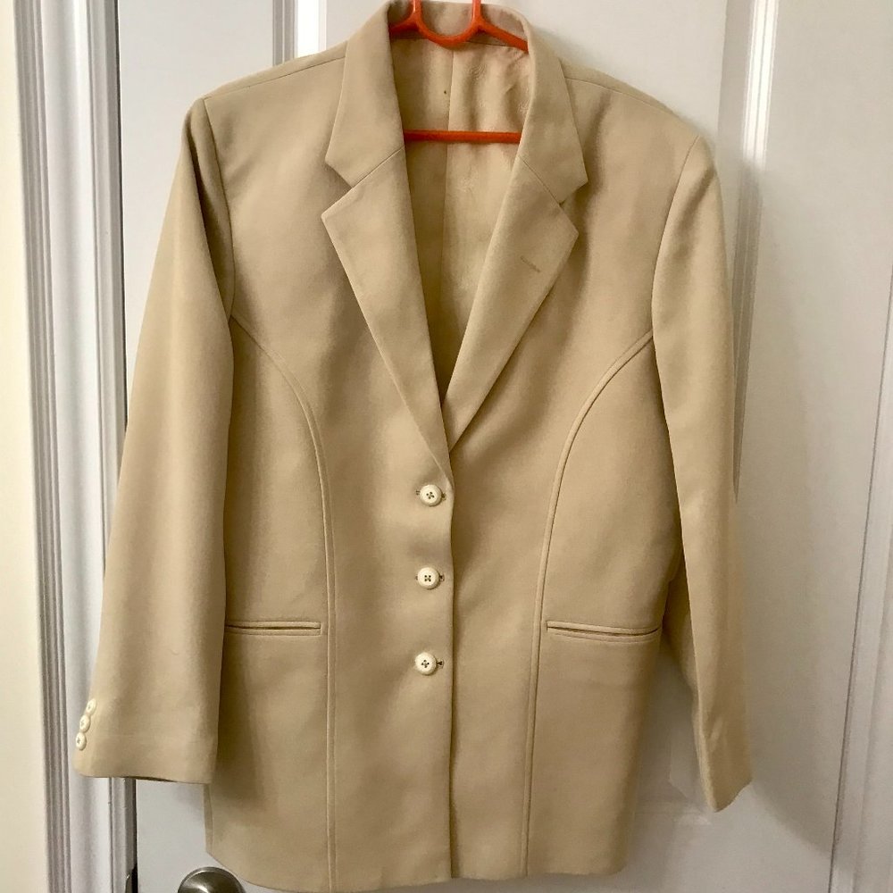 Women's Blazer Tan Colour